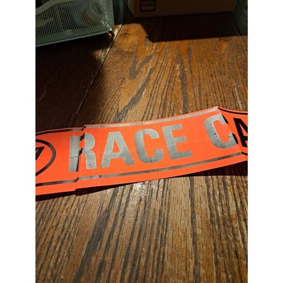 Vintage Original RARE 1960s Malco MXP Race Car in Tow Orange Black Sticker Decal - Picture 2 of 6